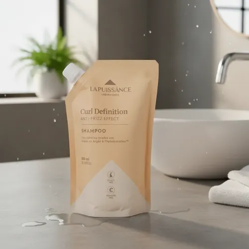 La Puissance Curl Shampoo Cabello Rulos Doypack Refill 500ml