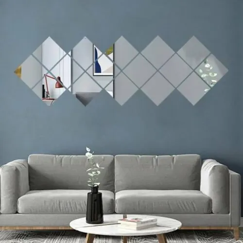 Adornos De Acrílico Para Pared, Pegatinas Espejo