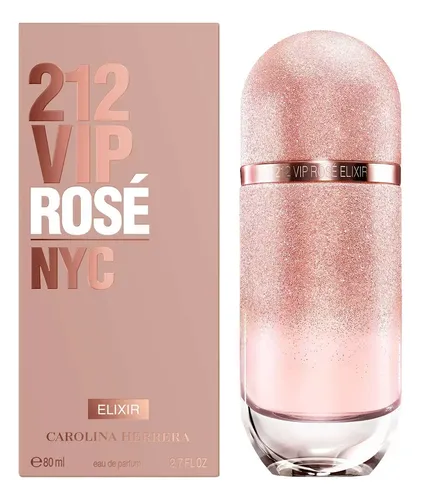 perfume Carolina Herrera 212 Vip Rosé Elixir Edp 80 Ml