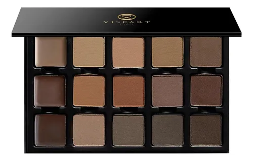 Paleta De Cejas Y Sombras Visepro 15 Pan