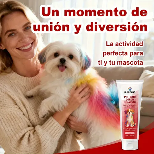 Tinte Rojo Para Perros – Semi-permanente Suave – 100ml