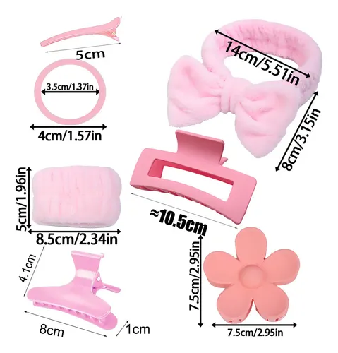 Kit De Cepillos Y Peines Para Cabello Rizado De Univio, Pack Rosa
