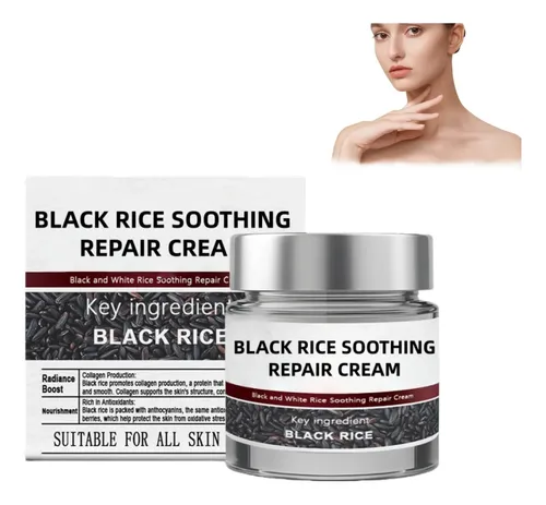 Crema Reparadora De Arroz Negro Con Ácido Salicílico Yzz