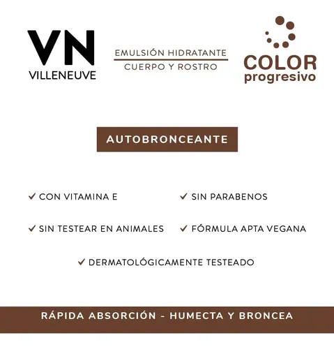 Villeneuve Autobronceante X 150 Ml