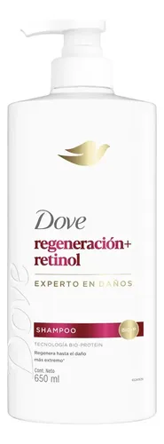 Shampoo Dove Regeneración + Retinol 650ml