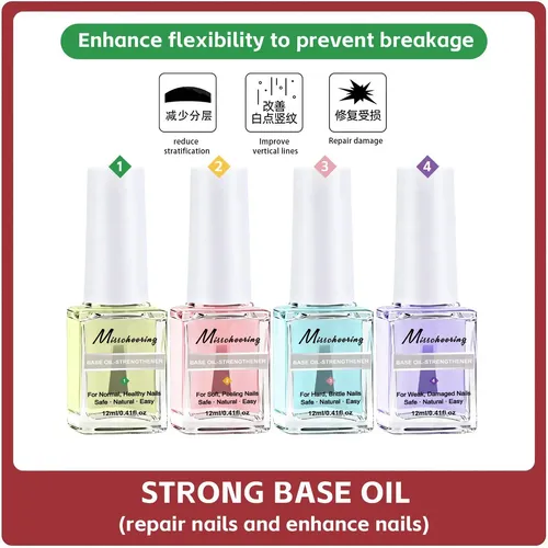 Base Fortalecedora Uñas 12ml Endurecedor Reparador Anti-rotu