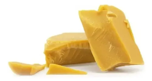Cera De Abeja Pura 100% En Bloque Materia Prima!! X500 Grs