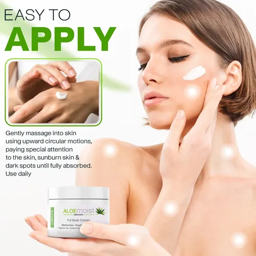 Loción Orgánica De Aloe Vera Para Rostro, Crema Hidratante