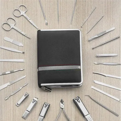 Juego De Manicura, Cortaúñas, Kit De Pedicura, 26 Piezas,