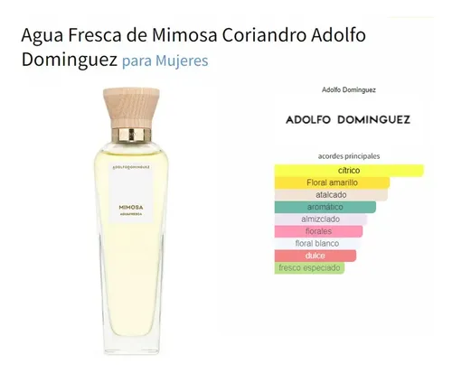 Set Agua Fresca Mimosa Coriandro Edt 120ml Premium