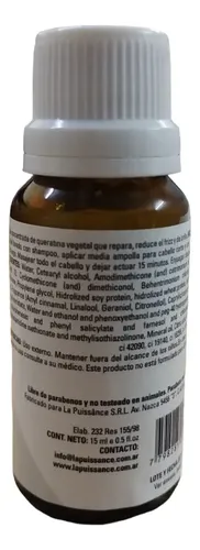 Ampolla Cabellos Dañados Keratine 15ml La Puissance