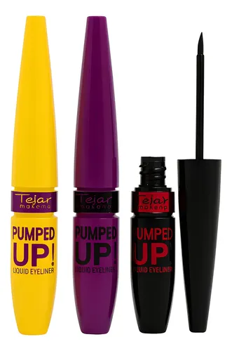 Delineador Pumped Up Tejar Negro X3 Unidades