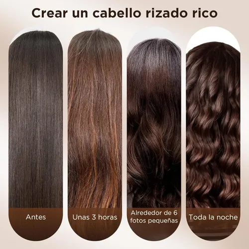 6pcs Rizadores De Cabello Sin Calor, Rulos Para Cabello 6pcs