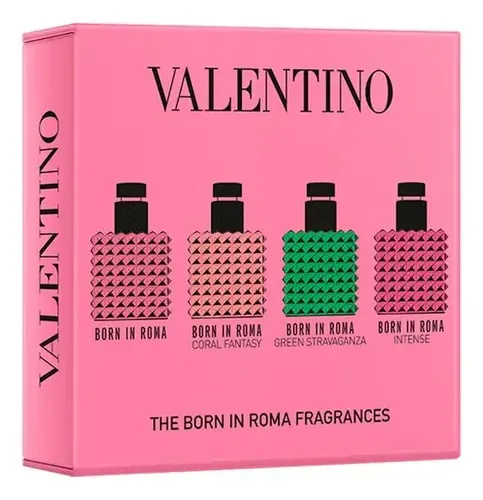 Set Miniaturas Perfume Valentino Born In Roma Para Dama