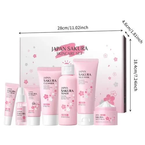 Set De 7 Piezas J/skincare (versión Máscara De Barro)