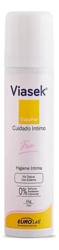 Viasek Fem Espuma Higiene Intima x75 ml