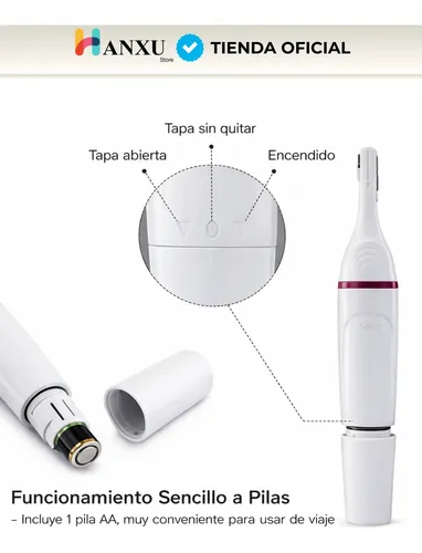 Depiladora Afeitadora Mujer 5 En 1 Facial Corporal Sin Dolor