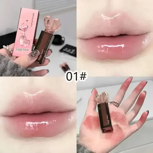 Labial Lip Glaze Hidratante – Gege Bear Color 01