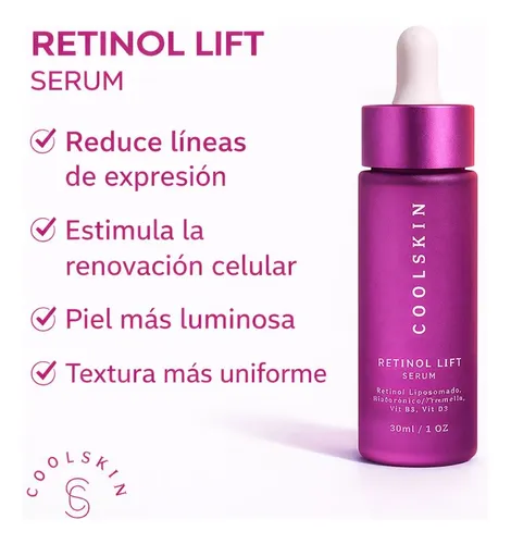 Sérum De Retinol Antiarrugas Antiage Facial Noche Coolskin