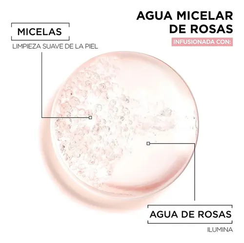Garnier Skin Active Agua Micelar De Rosas, 400 Ml