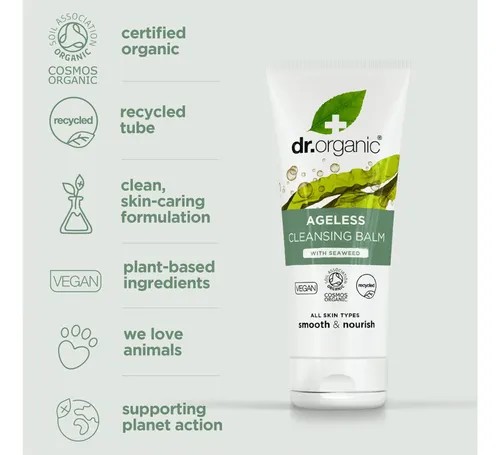 Bálsamo Limpiador Con Algas Marinas Dr. Organic, 100 Ml, Veg