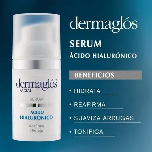Dermaglós Facial Sérum Ácido Hialurónico Hidratante Antiedad