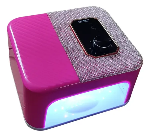 Uñas de gel Sun Ab13 de 288 W LED UV Booth con piedras rosas brillantes