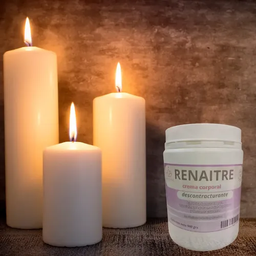Renaitre+ Descontracturante+ Base+ Relajante 980g+oleo -kit
