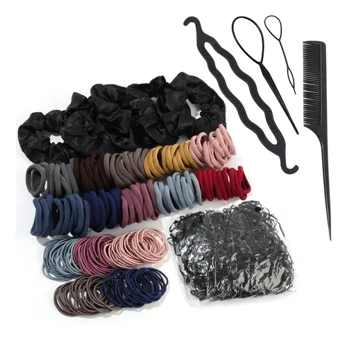1209pzs Accesorios Para Cabello Scrunchies Donas Ligas Banda