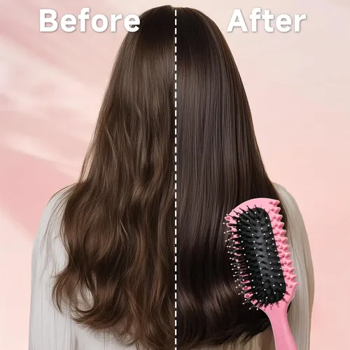 Set De Cepillos De Pelo Uqynzo Curl Defining + Slick Back