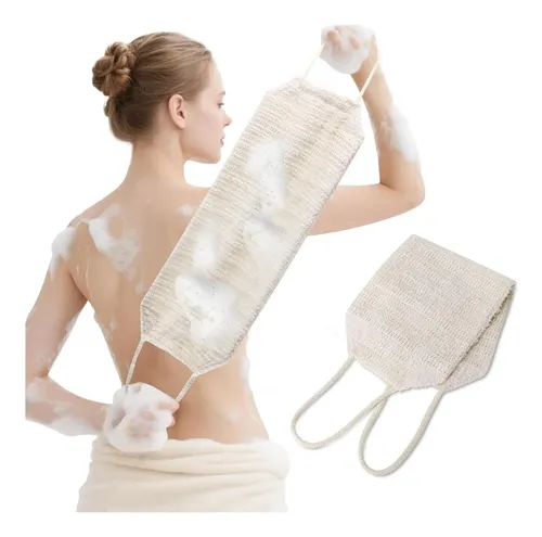 Toalla Exfoliante De Ducha Samiyue 90 Cm Sisal Natural