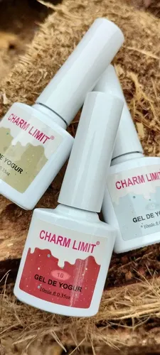 Gel Uñas Semipermante Charm Limit Efecto Yogur Uv Cabina X12
