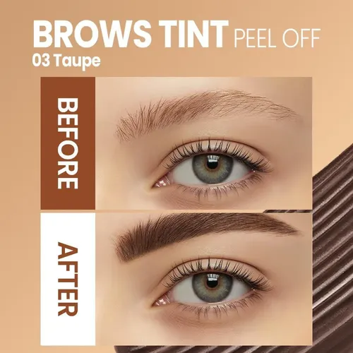Gel Tatuaje De Cejas Taupe: 3-5 Días, Impermeable, Clip