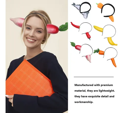 6pcs Diadema De Fiesta Creativa Banda De Pelo Divertida
