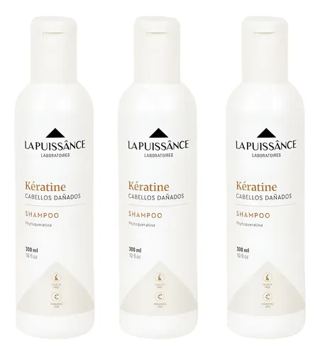 La Puissance Shampoo Keratina Antifrizz 300 Ml X 3 Unidades
