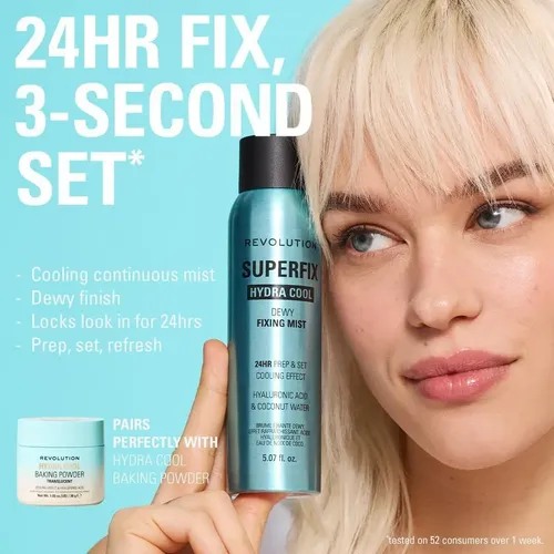 Spray Fijador De Maquillaje Revolution Superfix Hydra Cool