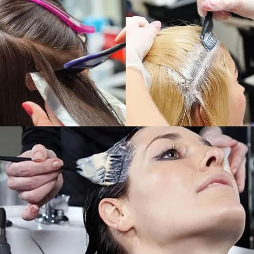 Juego De Brochas Para Teñir El Cabello, 6 Piezas Brochas