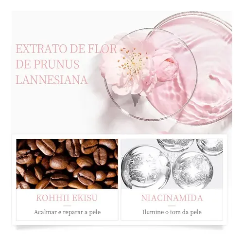 Set De Viaje Laikou Sakura Con Esencia Facial Y Crema Ojos