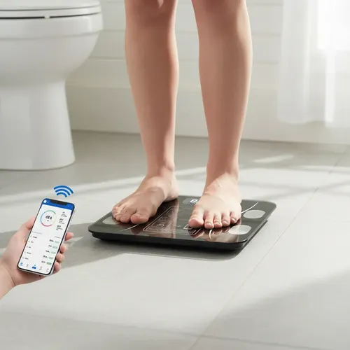 Balanza Digital De Baño Bluetooth Personal 180kg Inteligente