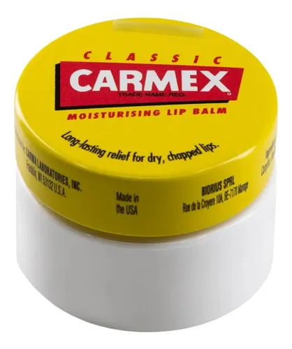 Bálsamo Labial Carmex Clásico de 7.5 g para Labios Hidratados y Protegidos