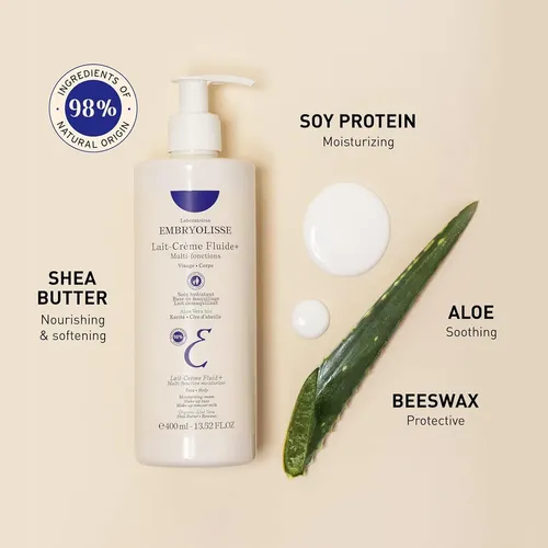 Crema Facial Y Corporal Embryolisse Fluid+ 75 Ml Hidratante