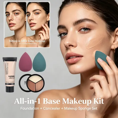 Set Maquillaje Venshun 11 Piezas Con 2 Paletas