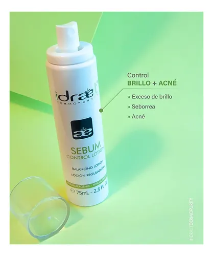Idraet Acne Piel Grasa Sebum Cleanser Foam Limpieza Espuma Tipo de piel Todo tipo de piel
