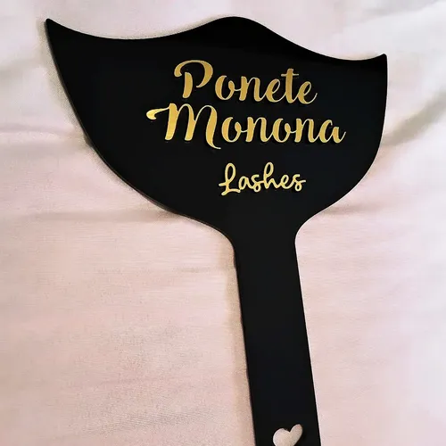 Paleta Para Lashistas Para Pestañas Acrilico C/espejo