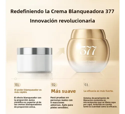 Crema Blanqueadora****** Quitamanchas Y Paño Potente De 50 G