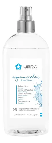 Agua Micelar Libra Cosmetica X 250ml X 2 U