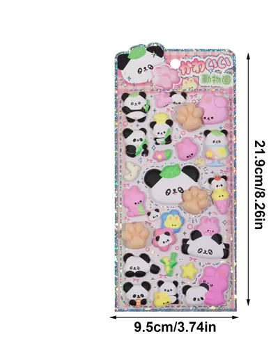Pegatinas 3d Y Pegatinas Para Glúteos De Panda, Pegatinas Ro