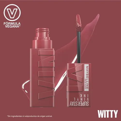 Labial Líquido Maybelline Superstay Vinyl Ink Witty