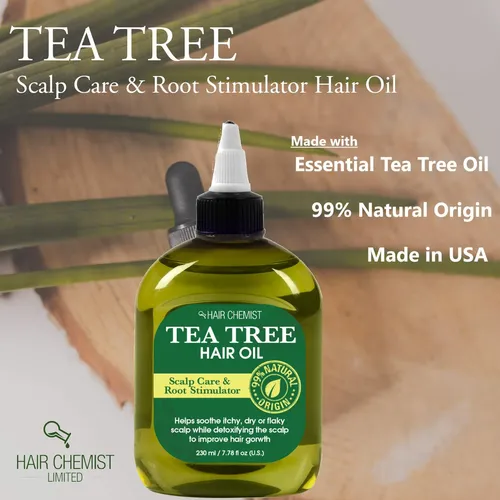 Aceite Para Cabello Hair Chemist Con Árbol De Té 210 Ml Mezc