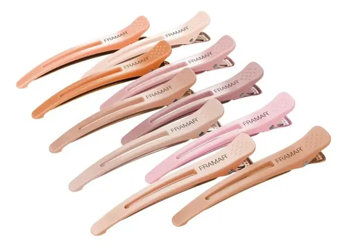 Clips Para Cabello Framar Sin Marcas 10 Piezas Neutros